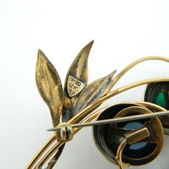 SB Signed 1/20 12k Gold Filled Multi-Color Glass - Picture 6 of 7